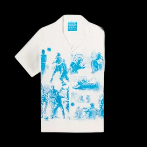 Market Malice Palace Camp Shirt 'White'
