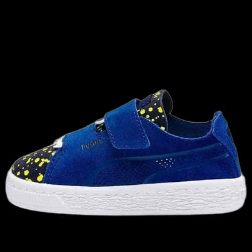 (PS) PUMA Suede Deconstr. Mon Ster V Running Shoes Blue/Yellow