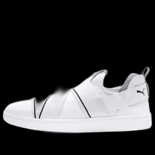 PUMA Smash v2 Slip On White/Black