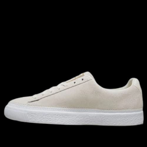 PUMA SUEDE TRIM Retro Low Tops Casual Skateboarding Shoes Unisex Creamy White