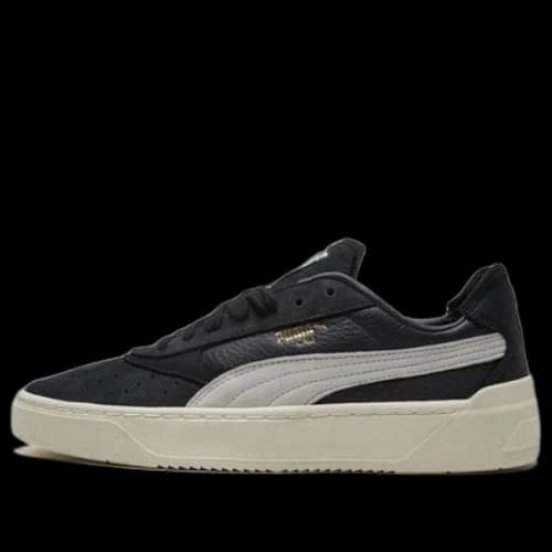 PUMA Cali-0 Vintage Low Tops Casual Skateboarding Shoes Unisex Black