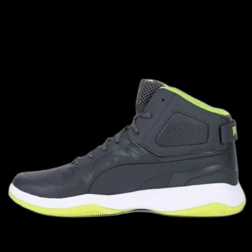 PUMA Rebound Bbx Mesh Idp Low Top Running Shoes Grey/Green/White