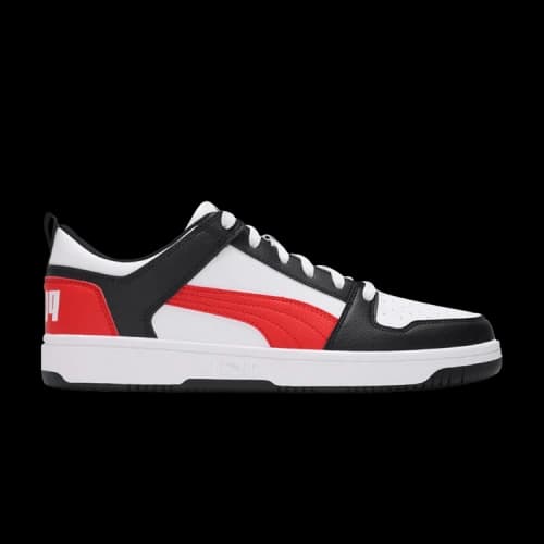 PUMA Rebound LayUp Low SL 'White Poppy Red'