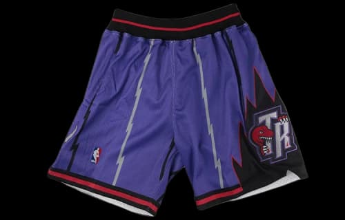Mitchell & Ness x NBA Toronto Raptors 1998-99 Road Swingman Shorts 'Purple'