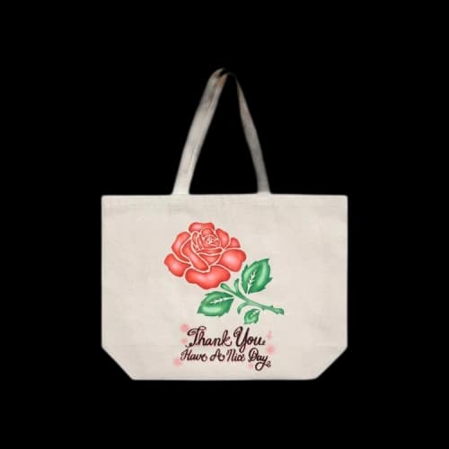 Market Thank You Rose Tote 'Cream'