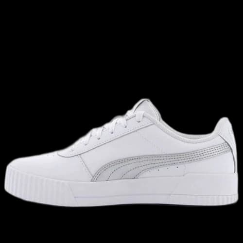PUMA Carina Leather 'White Grey' (Women's)