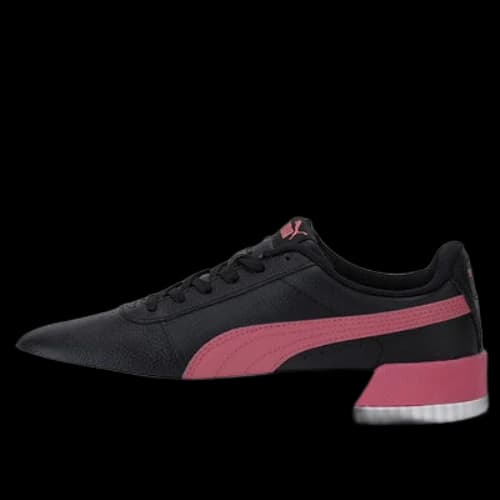 PUMA Carina Leather 'Black White Pink' (Women's)