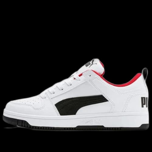 (GS) PUMA Rebound Layup Lo Low Top White/Red/Black