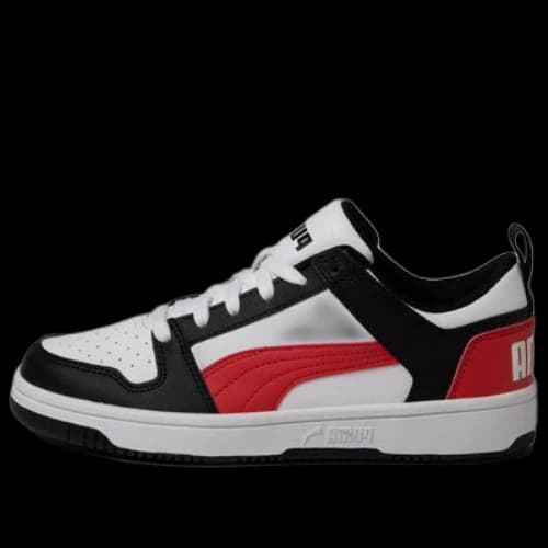 (GS) PUMA Rebound Layup Low SL Jr Sneakers Red/Black
