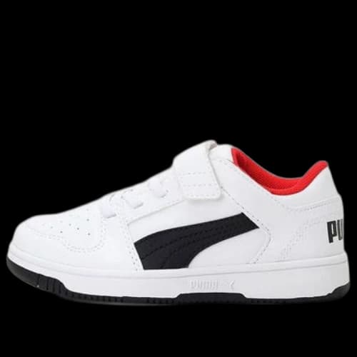 (PS) PUMA Rebound Layup Lo Sl Casual Shoes White/Red/Black