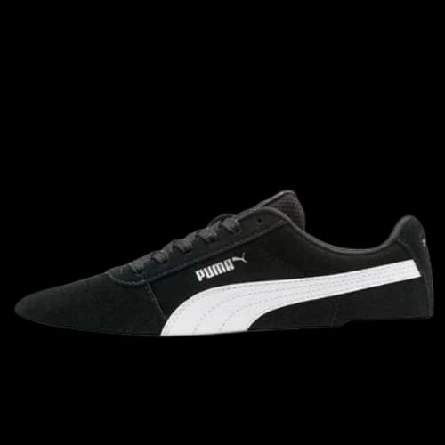 (GS) PUMA Carina Casual Board Shoes Black/White