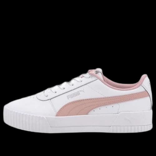 (GS) PUMA Carina L Casual Board Shoes White/Pink