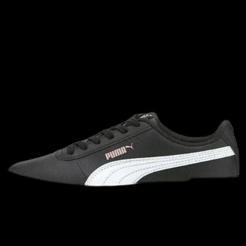 (GS) PUMA Carina L Casual Board Shoes Black/White