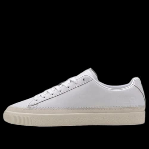 PUMA Basket Trim Prm Retro Low Tops Casual Skateboarding Shoes Unisex White