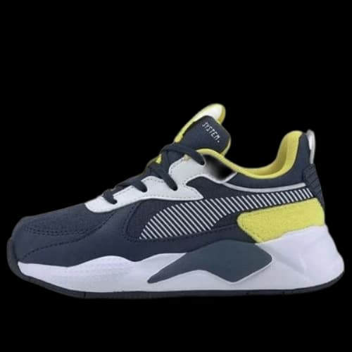 (PS) PUMA Rs-x Collegiate Low-Running Shoes Blue/Yellow