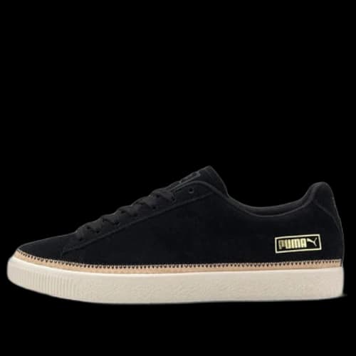 PUMA Suede Trim DLX Black Unisex