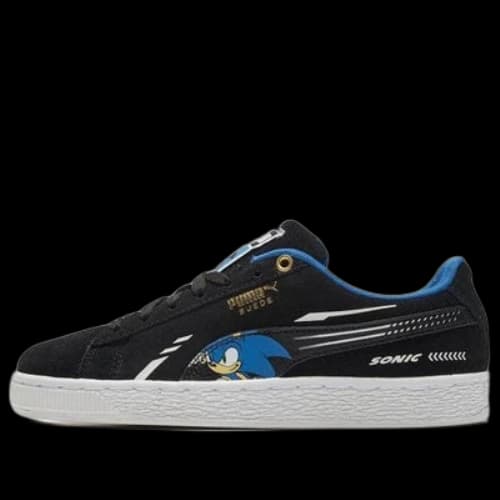 (GS) PUMA x Sonic Suede Black/Blue