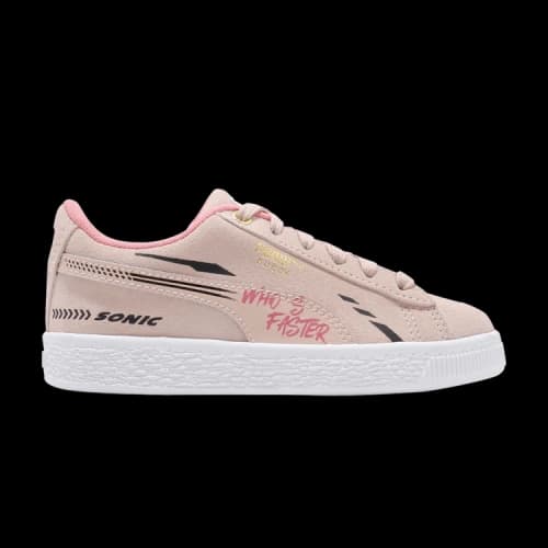 PUMA Sonic The Hedgehog x Suede Jr 'Who's Faster - Rosewater'