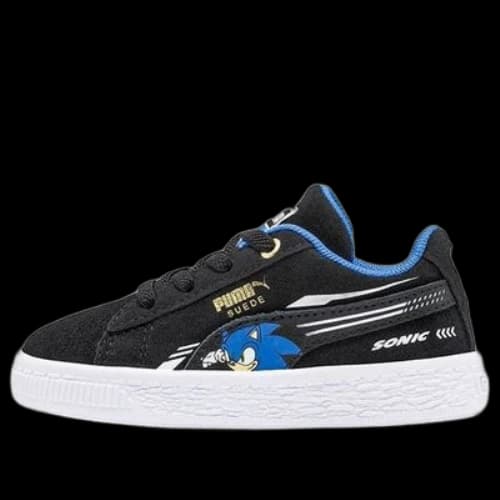 (TD) SEGA x PUMA Suede Sonic Sneakers Black/Blue