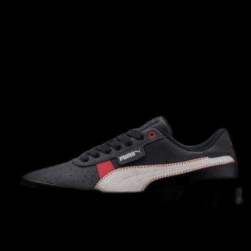 PUMA Cali Retro Casual Sneakers Black/Red (Women's)