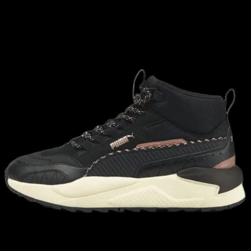 PUMA Unisex X-Ray 2 Square Wtr Mid-Top Sports Shoes Black/Gold
