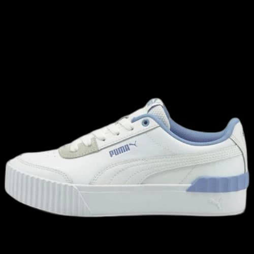 PUMA Carina Lift Casual Board Shoes White/Blue (Women's)