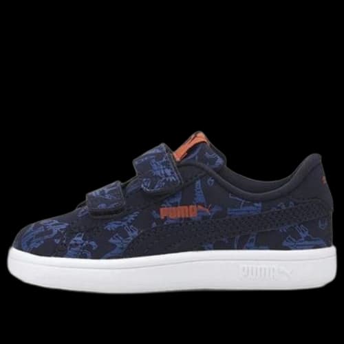 PUMA SMASH V2 ARCHEO V IN 'Blue White'