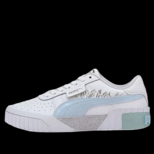 (GS) PUMA Cali Arctic Casual Board Shoes White/Blue