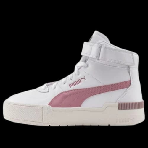 PUMA Cali Sport Top Warm Up Casual Board Shoes White (Women's)