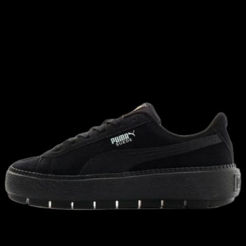 PUMA Suede Platform Tracelight 'Black' (Women's)