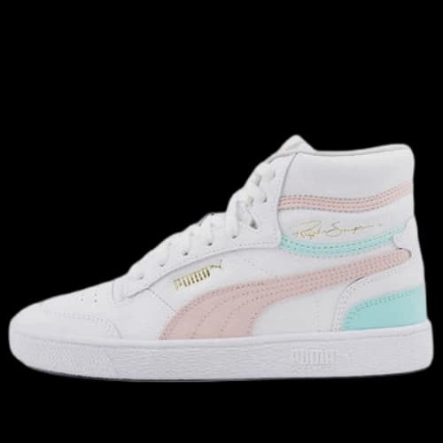 PUMA Ralph Sampson Mid K Mid-top Sneakers White/Pink/Blue