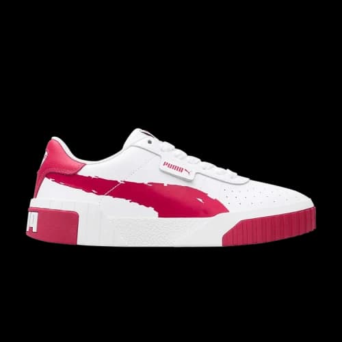 PUMA Cali Brushed 'White Cerise' (Women's)