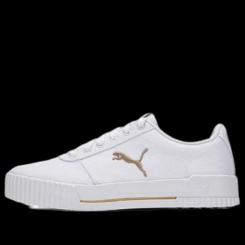 PUMA Carina Summer Cat Leisure Board Shoes White/Golden (Women's)
