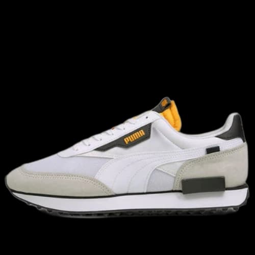 PUMA Future Rider Core Low Top Running Shoes Black/White/Yellow