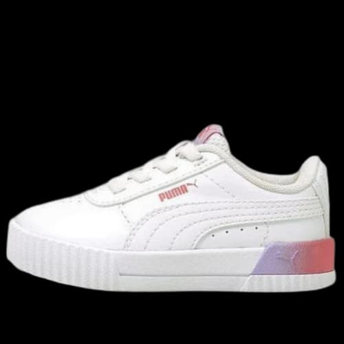 (TD) PUMA Carina Summer Fade Leisure Board Shoes White/Purple