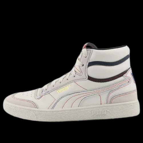 PUMA Ralph Sampson Mid Panorama 'Creamwhite Black Red'