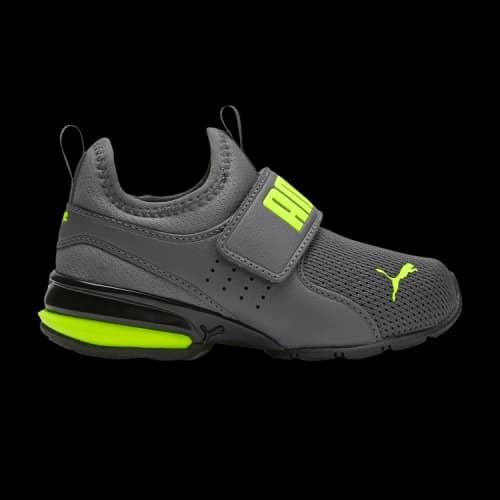 PUMA Axelion Slip-On Little Kid 'Castlerock Lime'