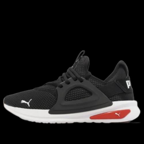 PUMA Softride Enzo Evo Knit 'Black Castlerock Red'