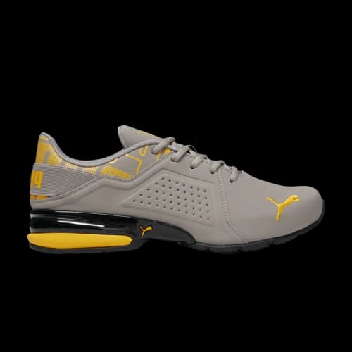 Puma Viz Runner Repeat 'Concrete Grey Yellow Sizzle'