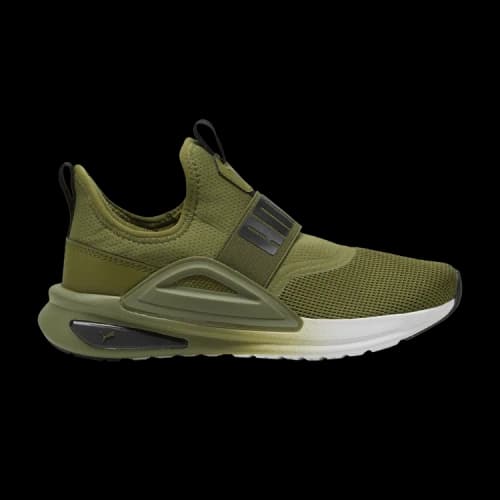 Puma Softride Enzo Evo Slip-On Little Kid 'Olive Green'
