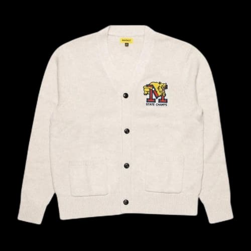 Market State Champs Cardigan 'Cream'