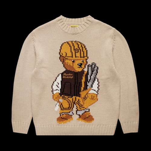 Market Workshop Bear Knit Sweater 'Cream'