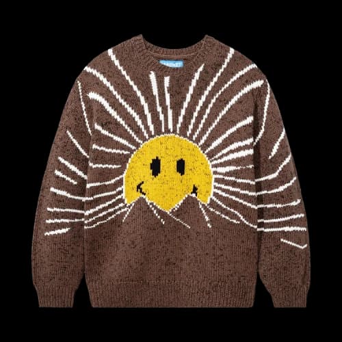 Market Smiley Sunrise Sweater 'Acorn'