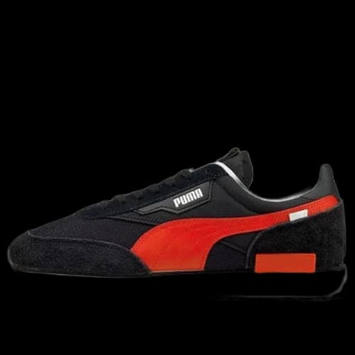 PUMA Unisex Future Rider Vintage Sneakers Black/Red