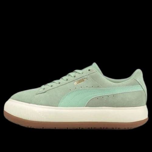 PUMA Suede Mayu Sneakers 'Green Cream White' (Women's)