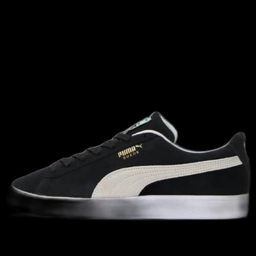 PUMA Suede Casual Skateboarding Shoes Unisex Black White