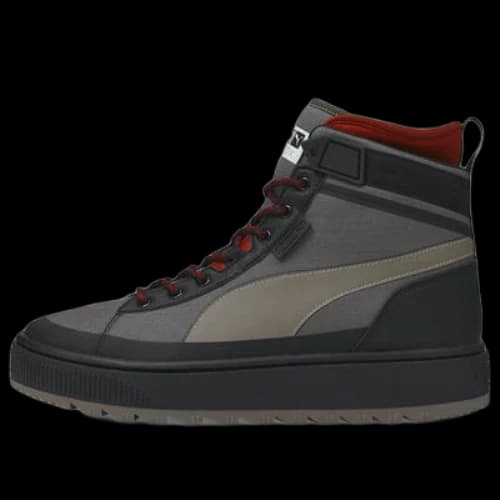 PUMA Unisex Suede WTR Mid-Top Sneakers Black/Grey