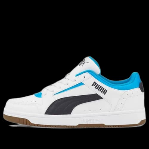 PUMA Unisex Rebound Joy Low-Top Sneakers White/Blue/Black