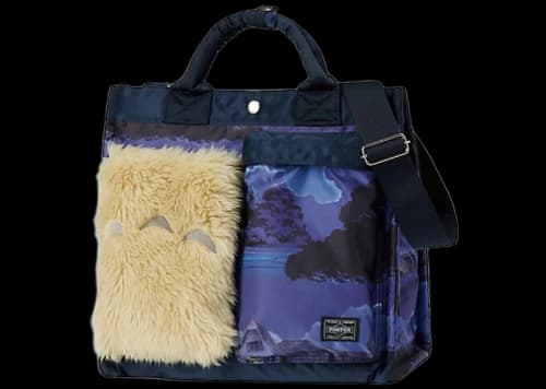 Porter x My Neighbor Totoro 2 Way Large Tote Bag Navy