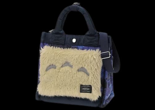 Porter x My Neighbor Totoro 2 Way Small Tote Bag Navy
